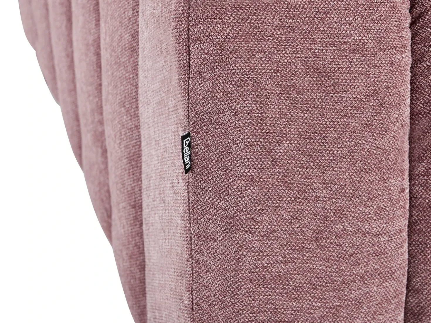Chaise longue versione sinistra LANNILS Tessuto Rosa