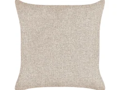Chaise longue versione sinistra MERI Lino sintetico Marrone chiaro con contenitore
