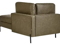 Chaise longue versione sinistra REBAIS Pelle sintetica Verde