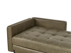 Chaise longue versione sinistra REBAIS Pelle sintetica Verde