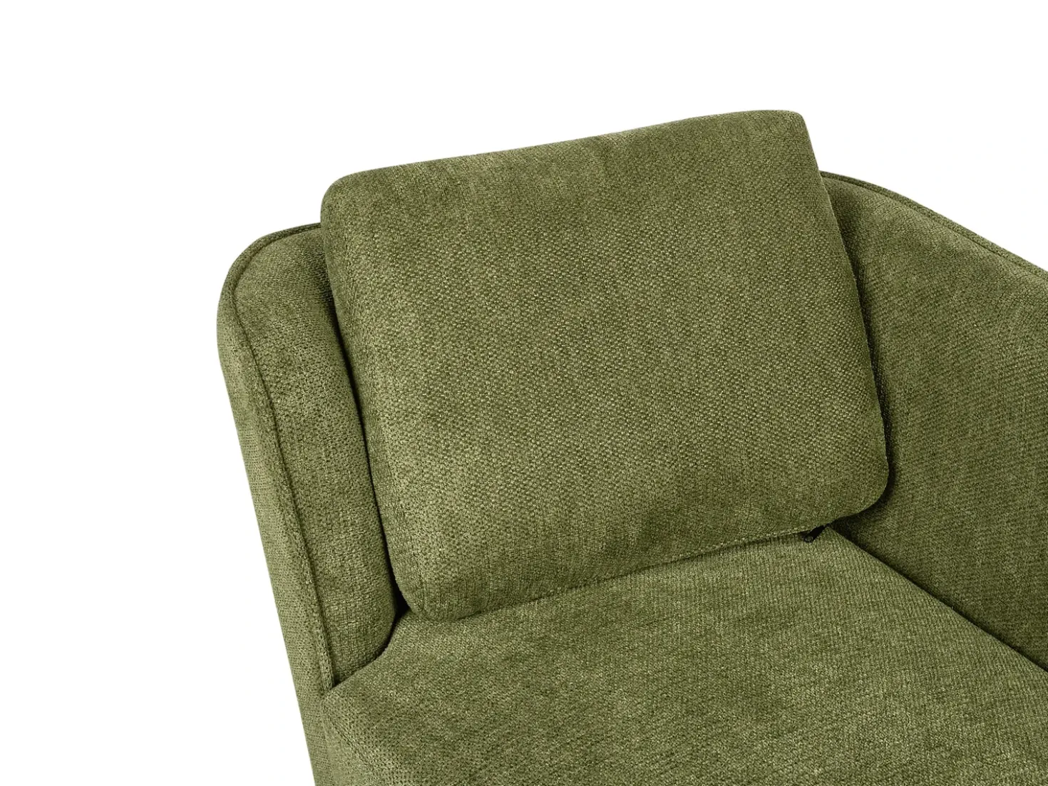 Chaise longue versione sinistra ARTHEZE Tessuto Verde scuro