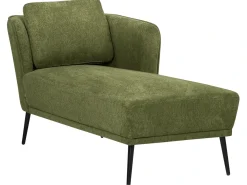 Chaise longue versione sinistra ARTHEZE Tessuto Verde scuro