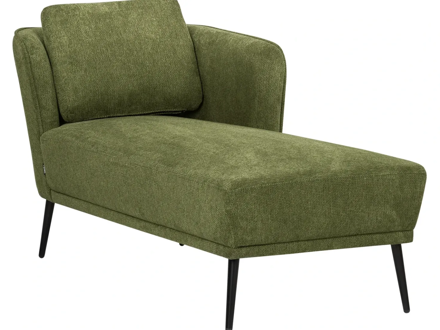 Chaise longue versione sinistra ARTHEZE Tessuto Verde scuro