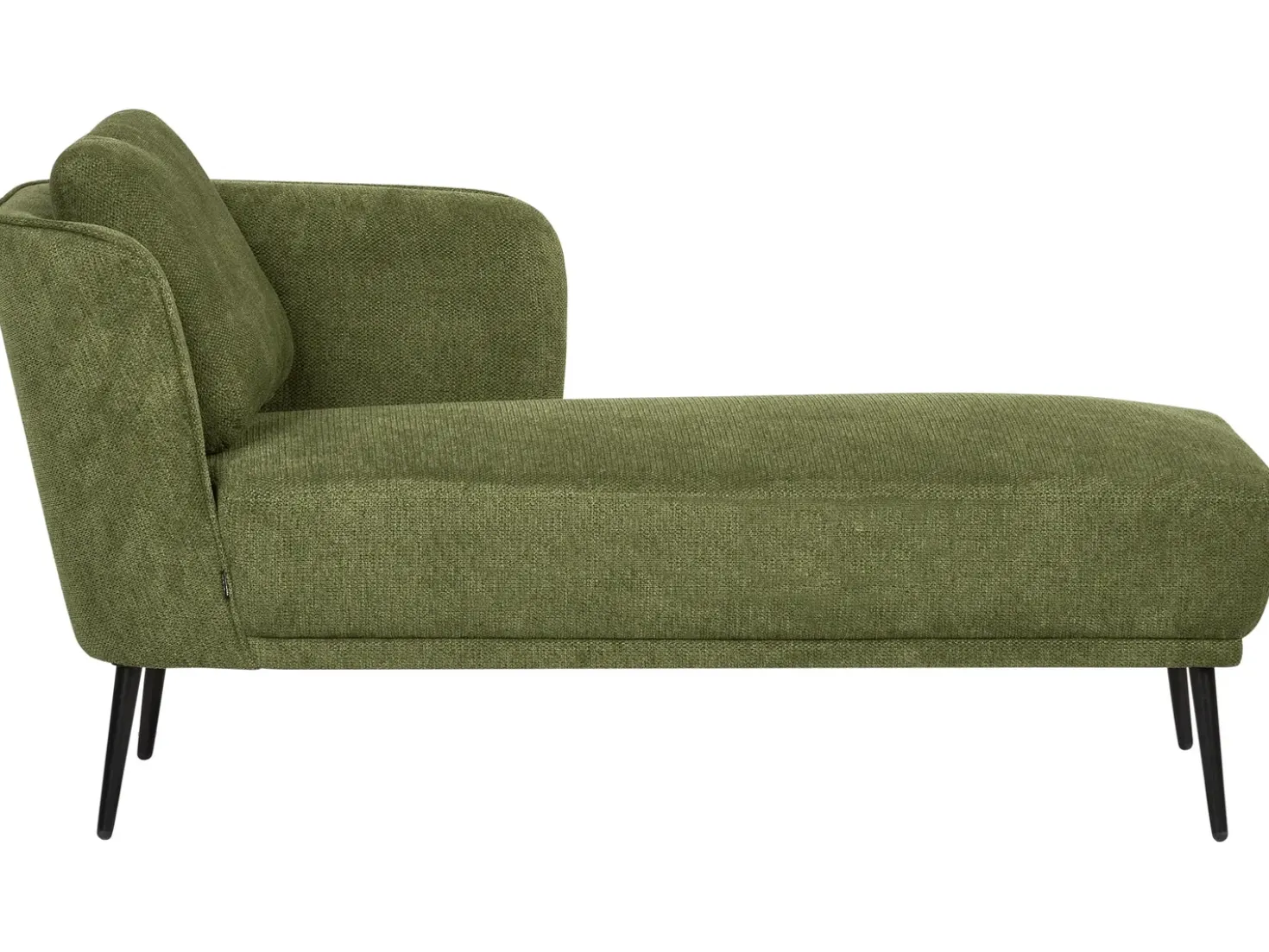 Chaise longue versione sinistra ARTHEZE Tessuto Verde scuro