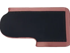 Chaise longue versione sinistra ALLIER Velluto Rosa