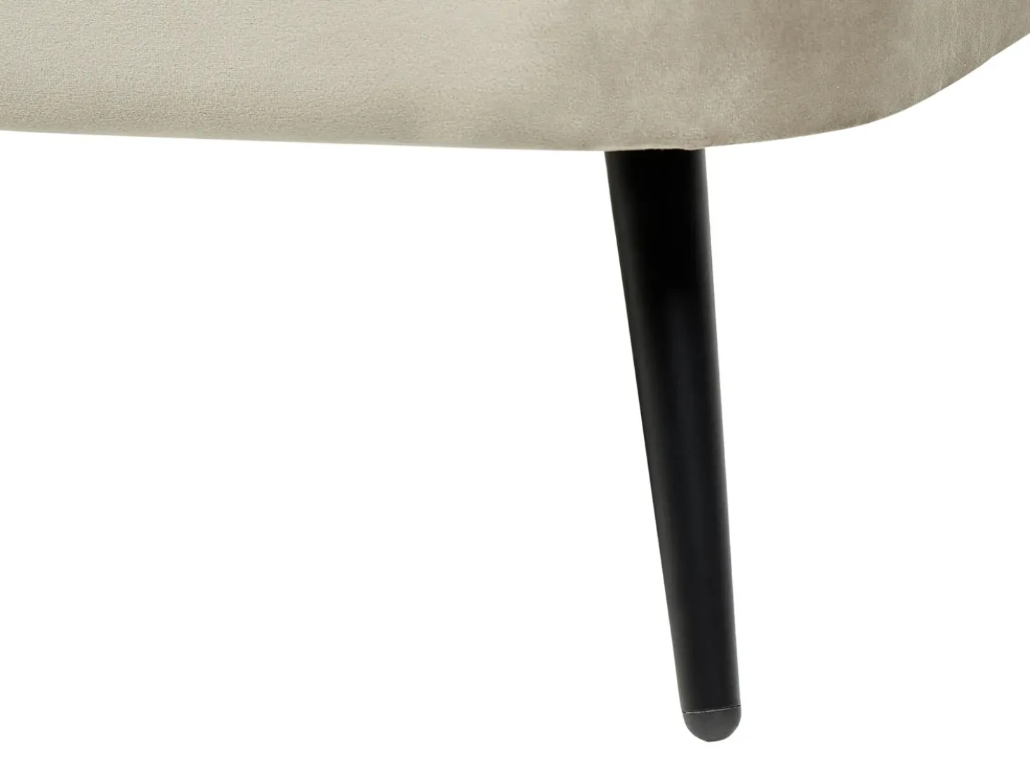 Chaise longue versione sinistra ALLIER Velluto Beige
