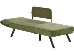Chaise longue versione sinistra ROCAMADOUR Tessuto Verde