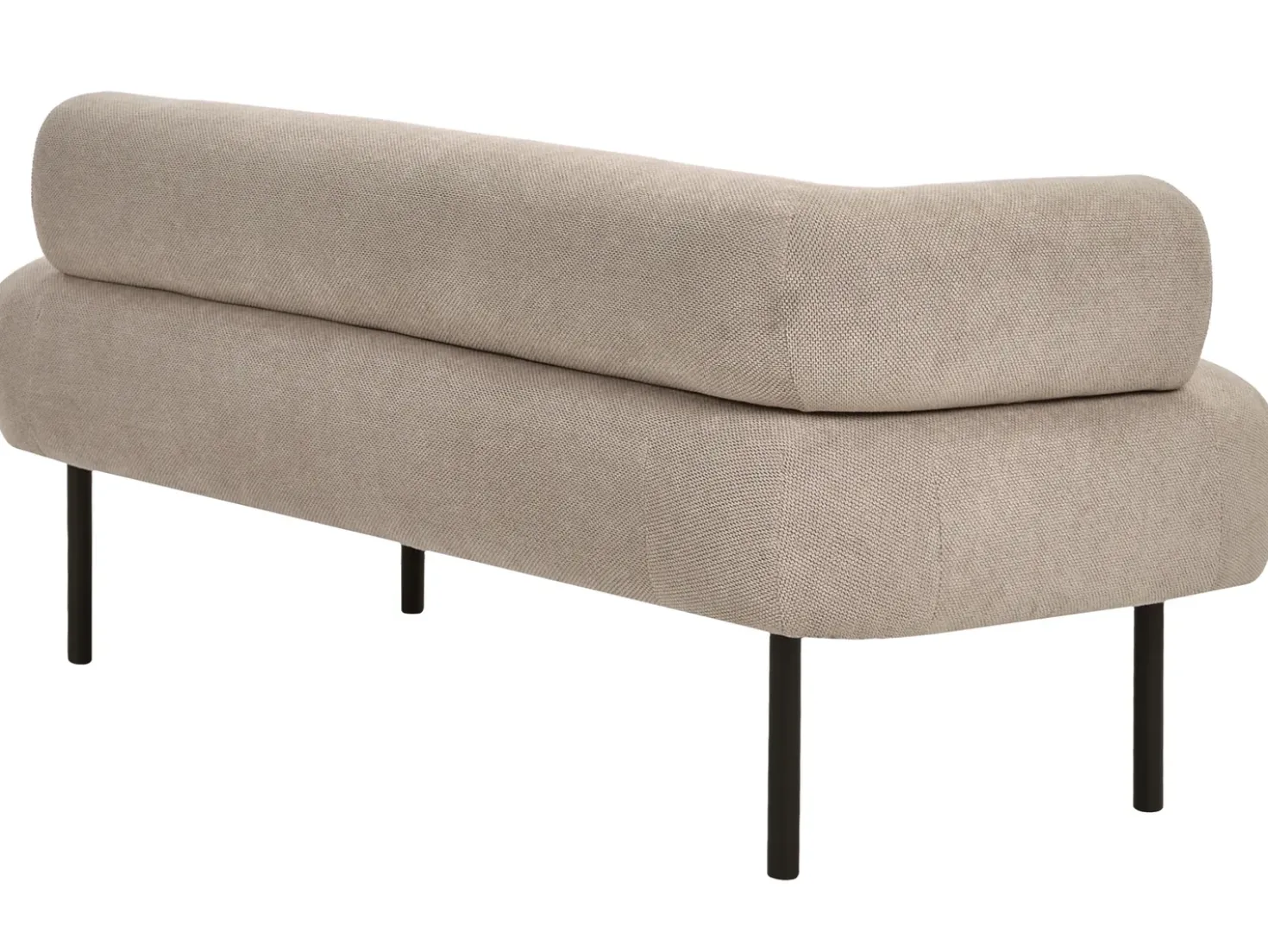 Chaise longue versione sinistra MIRMANDE Tessuto Tortora