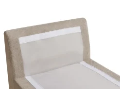 Chaise longue VIZILLE Tessuto Tortora