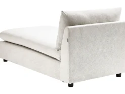 Chaise longue VIZILLE Tessuto Bianco sporco