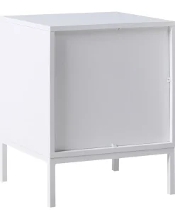 Comodino 2 cassetti ADELAIDE Bianco