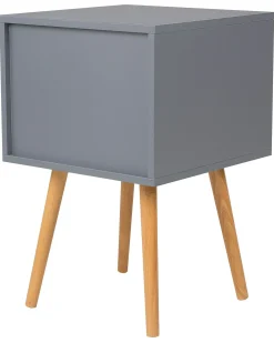 Comodino 2 cassetti ALABAMA Grigio