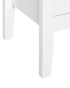Comodino 2 cassetti ASSISI Bianco