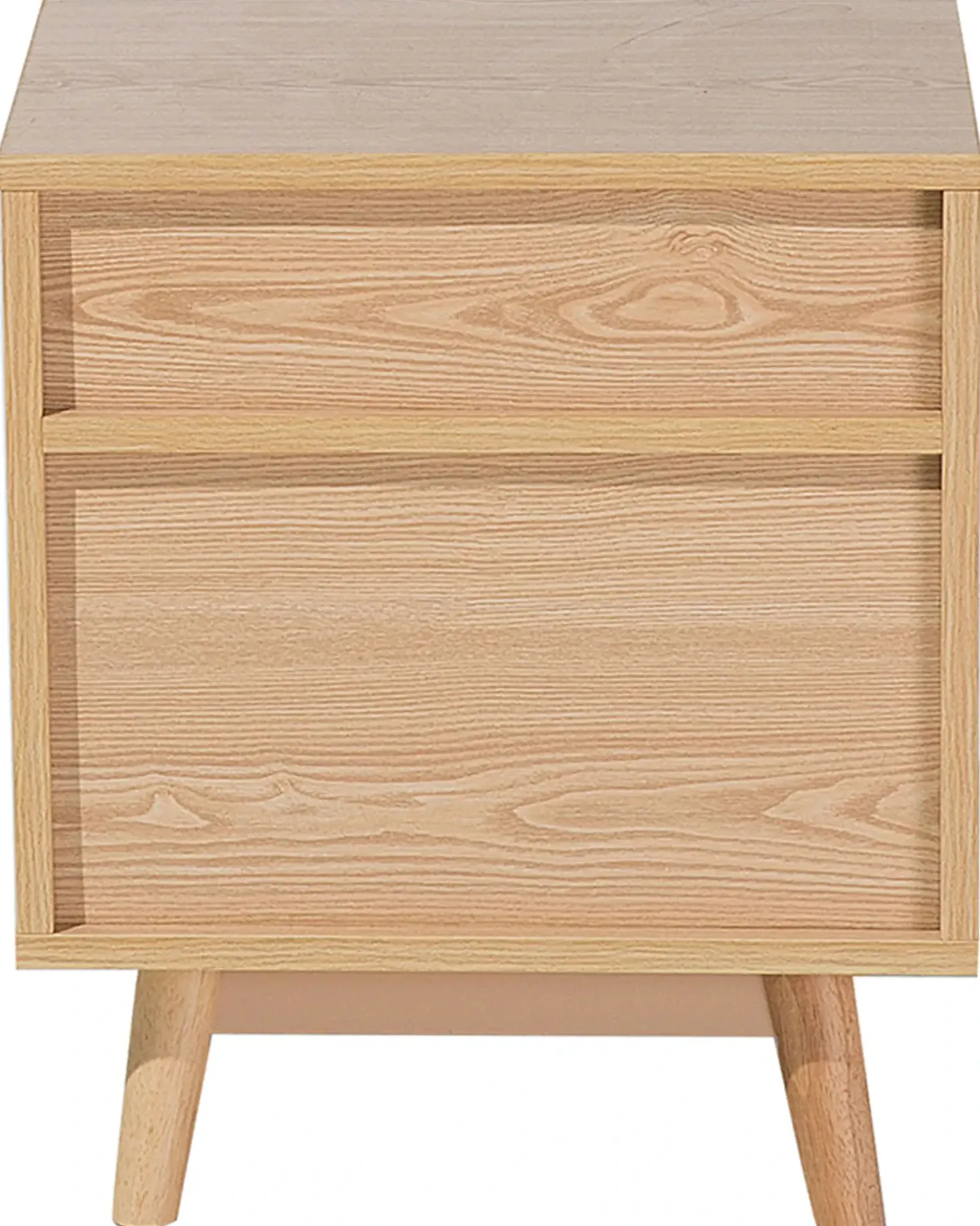 Comodino 2 cassetti FARGO Marrone chiaro