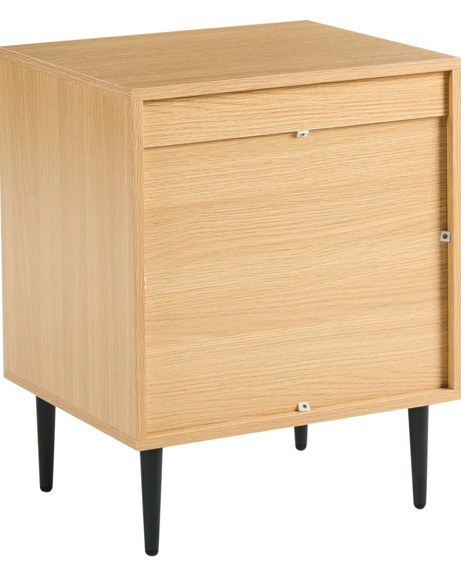 Comodino 2 cassetti KEITH Marrone chiaro