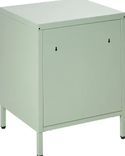 Comodino 2 cassetti KYLEA Metallo Verde menta