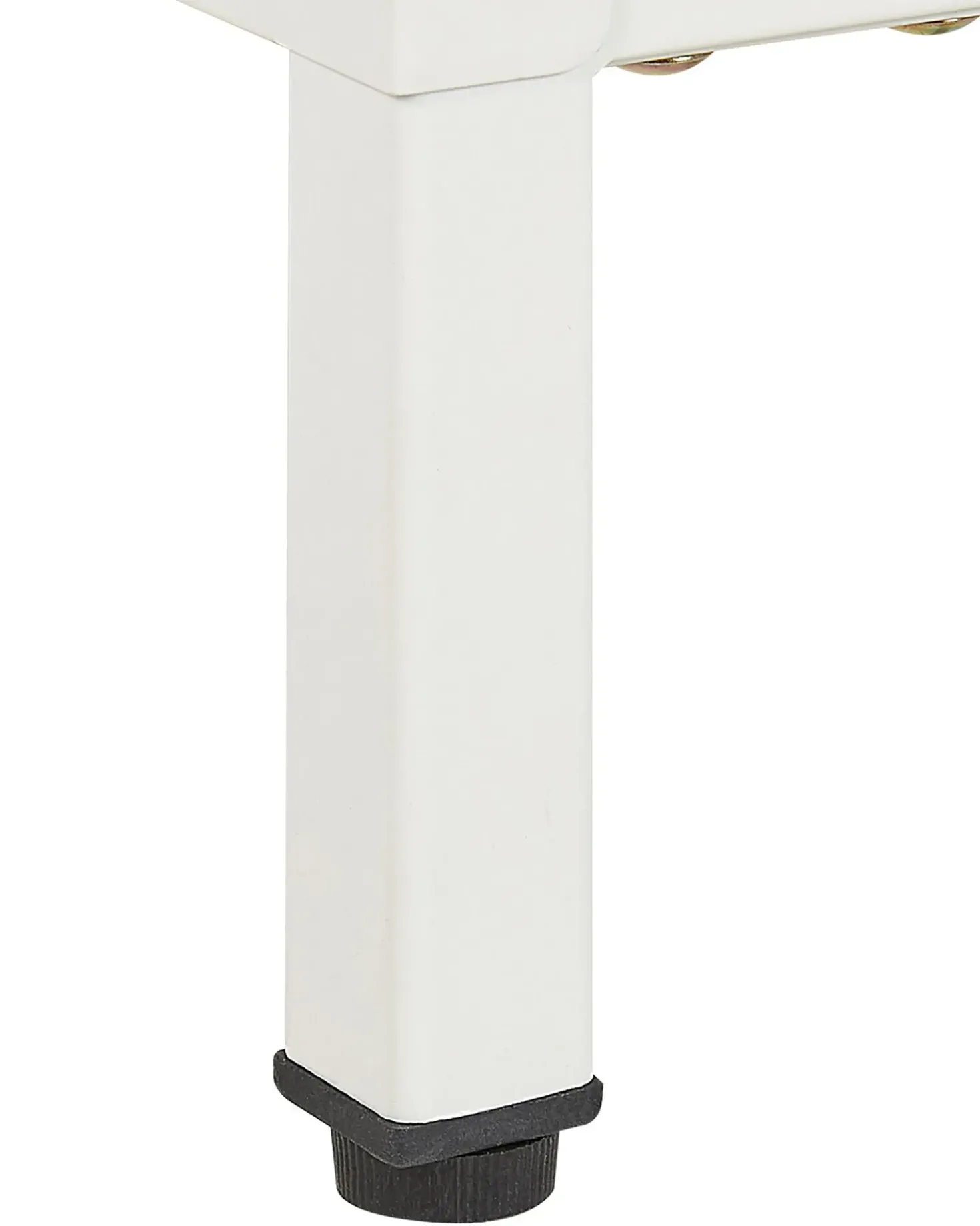 Comodino 2 cassetti KYLEA Metallo Bianco