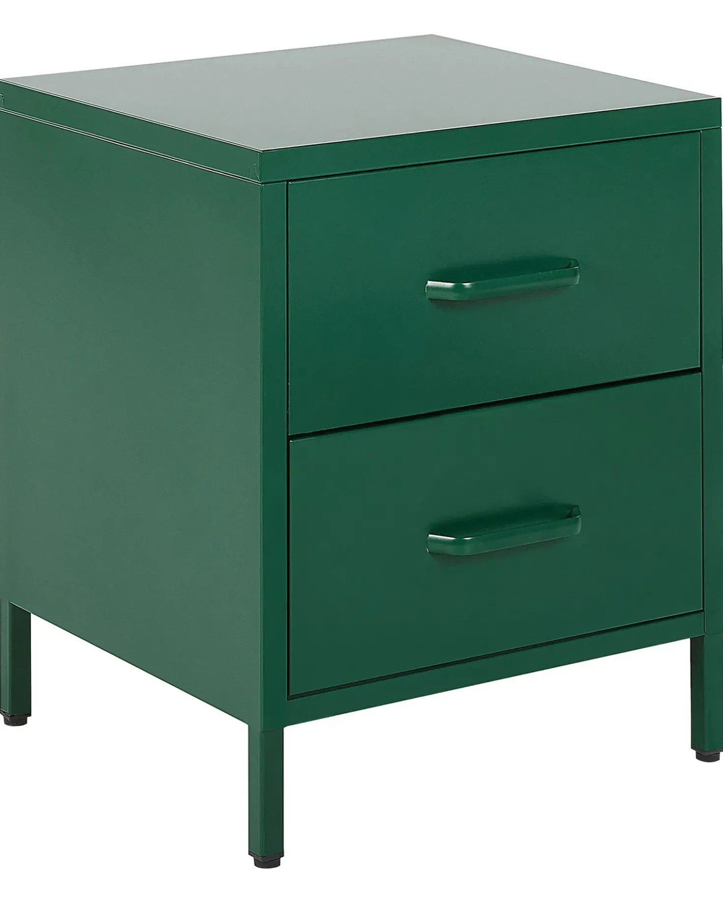 Comodino 2 cassetti MALAVI Metallo Verde