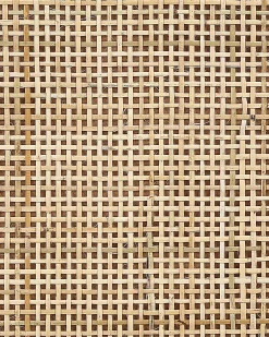 Comodino 2 cassetti PEROTE Rattan Marrone chiaro