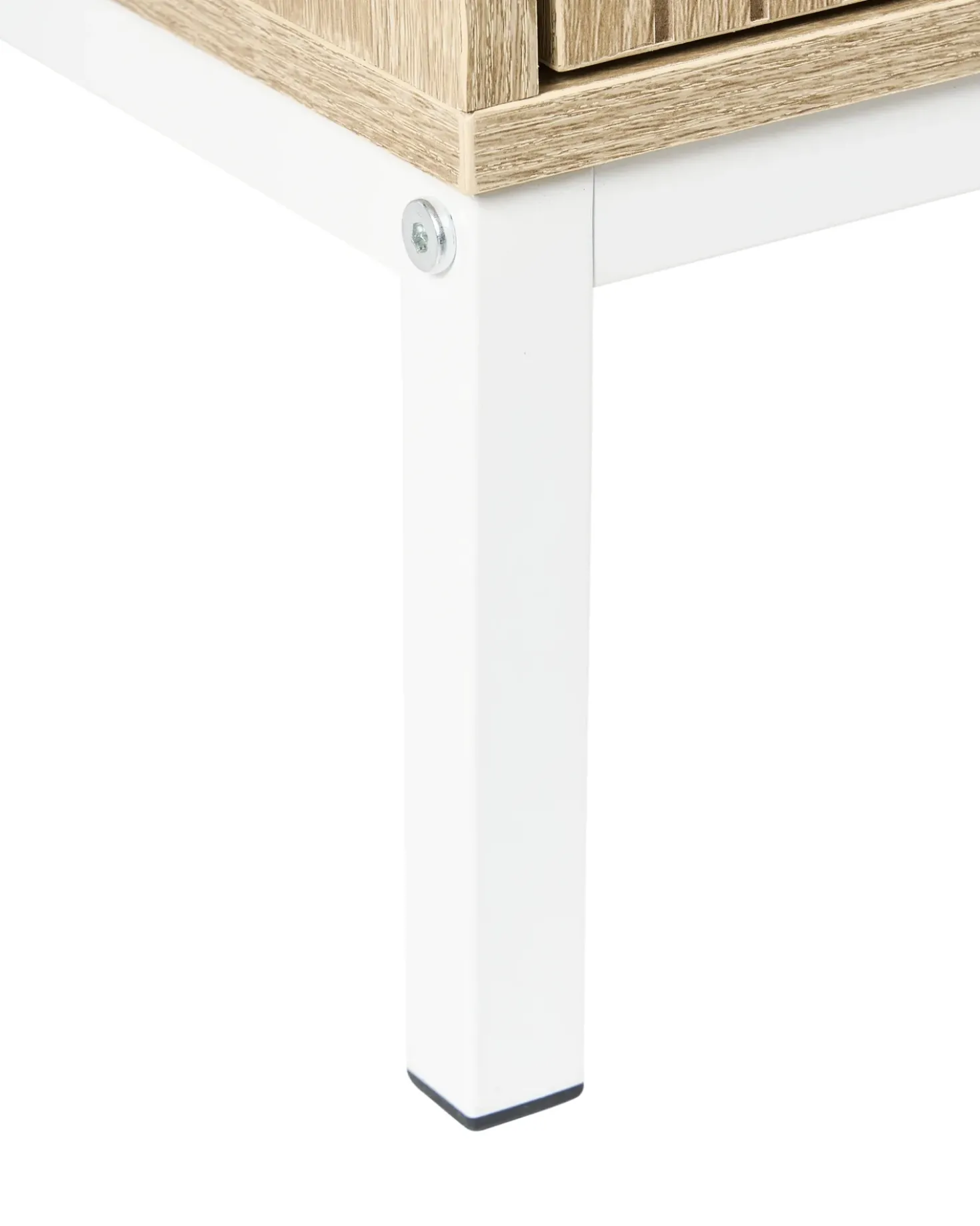 Comodino 2 cassetti ROYALLA Marrone chiaro