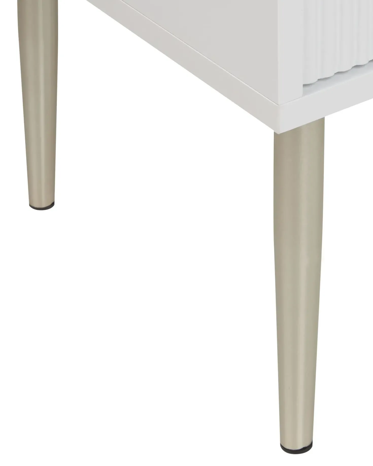 Comodino 2 cassetti SOHO Bianco