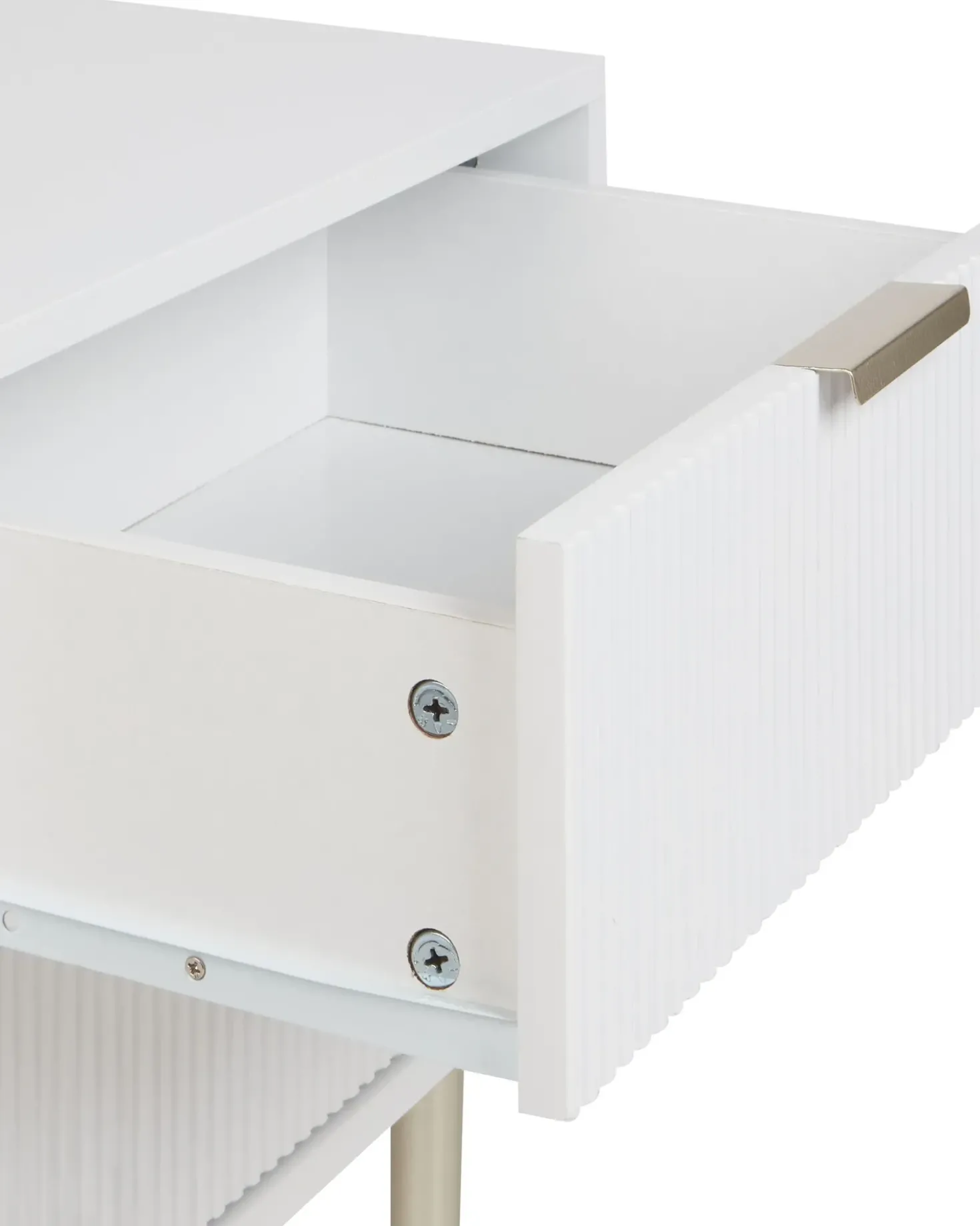 Comodino 2 cassetti SOHO Bianco