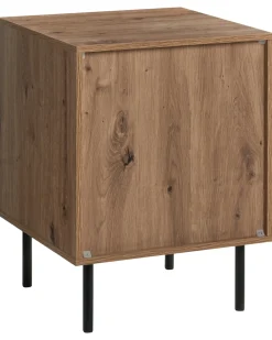 Comodino 2 cassetti WALGETT Marrone chiaro