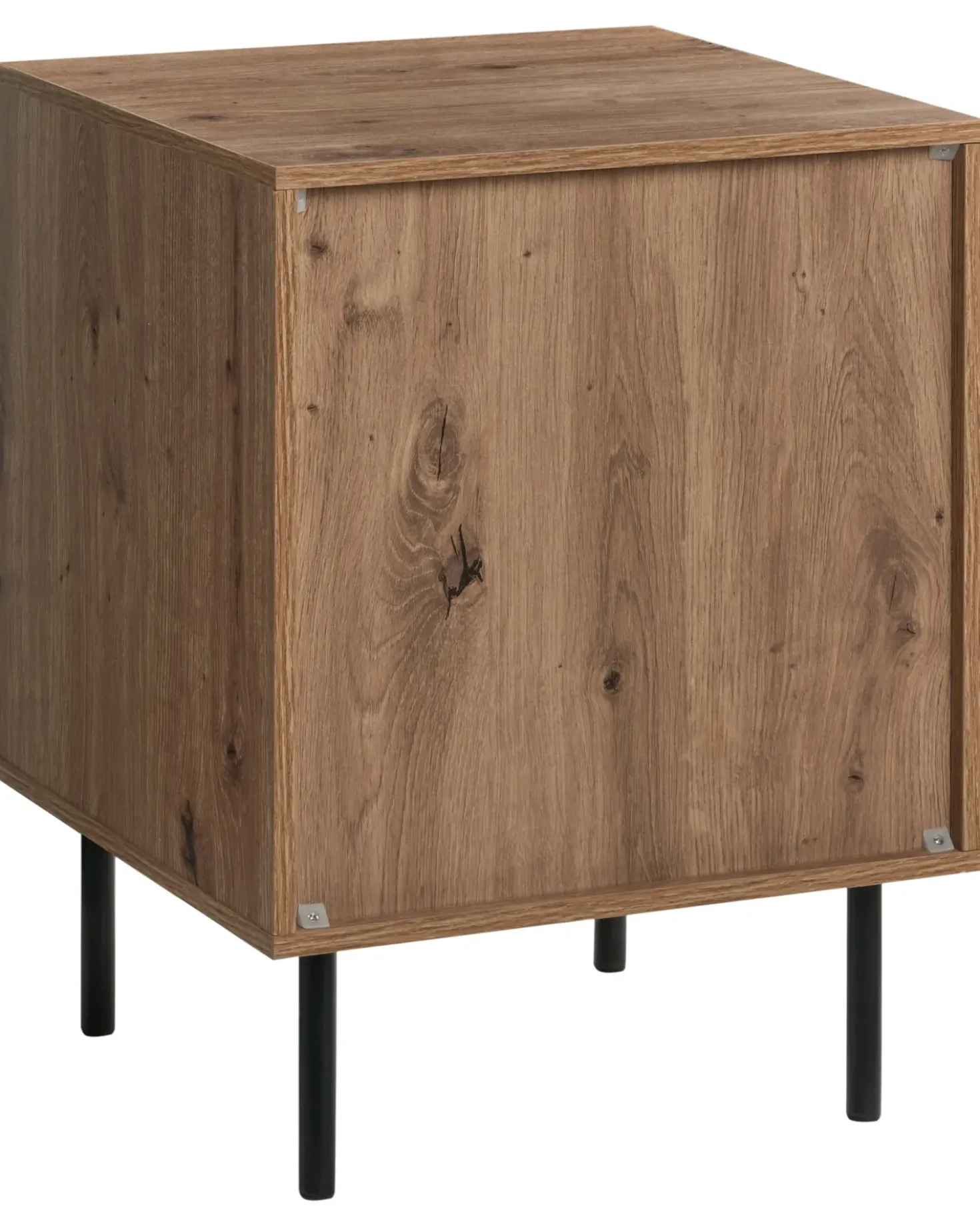 Comodino 2 cassetti WALGETT Marrone chiaro