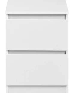 Comodino 2 cassetti WINNIPEG Bianco