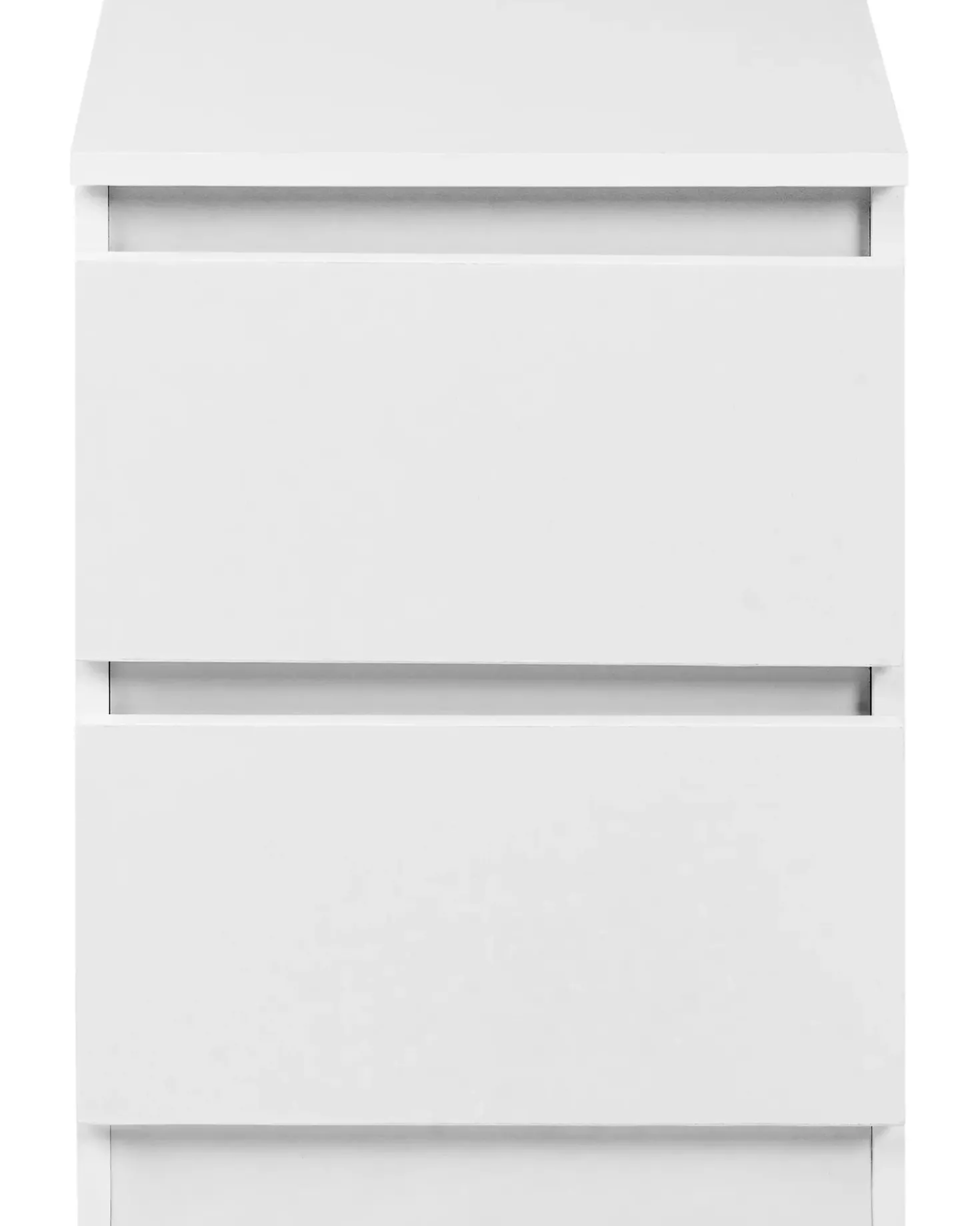 Comodino 2 cassetti WINNIPEG Bianco