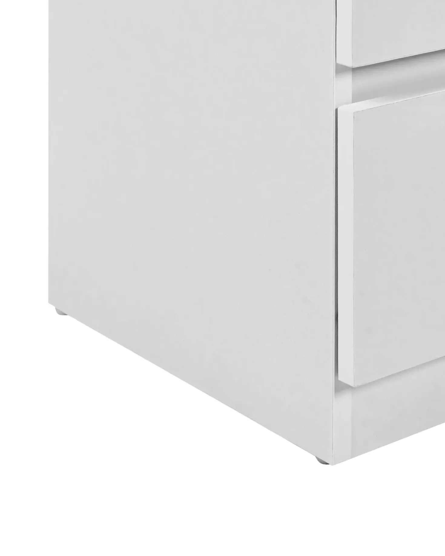 Comodino 2 cassetti WINNIPEG Bianco