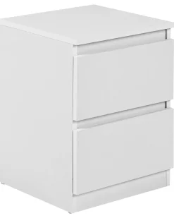 Comodino 2 cassetti WINNIPEG Bianco