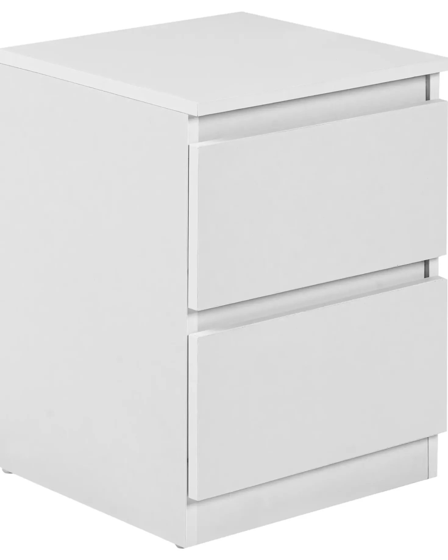 Comodino 2 cassetti WINNIPEG Bianco