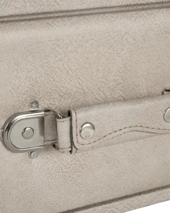 Comodino 1 cassetto EUROSTAR Pelle sintetica Beige