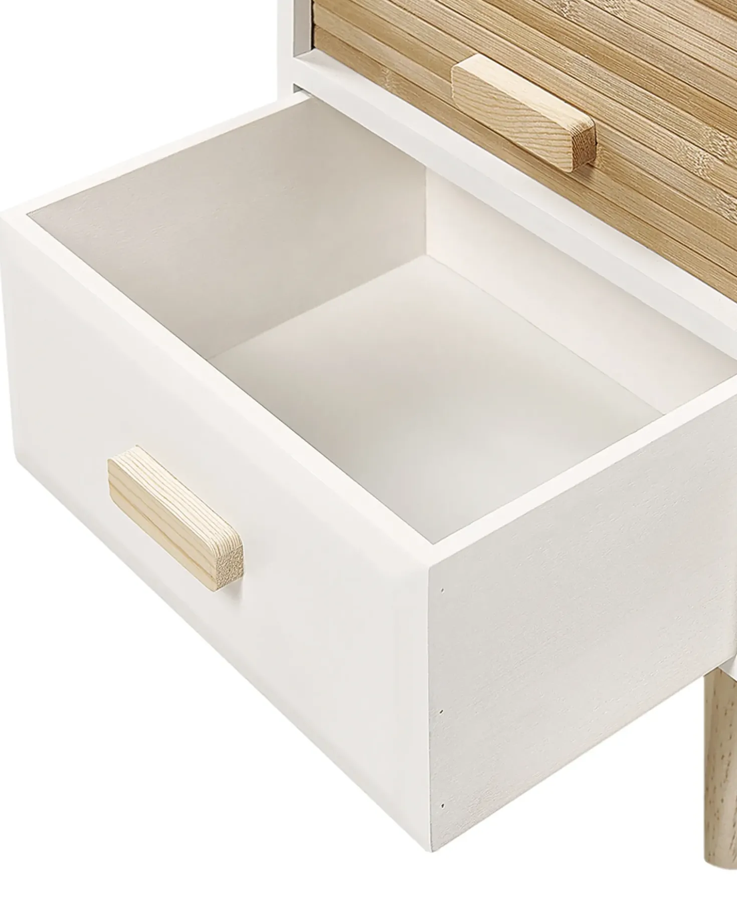 Comodino 1 cassetto NESIKA Bianco