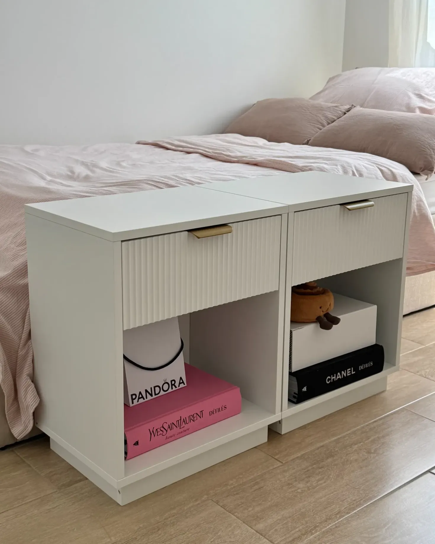 Comodino 1 cassetto SUMMERVILLE Bianco