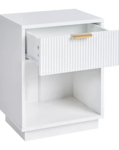Comodino 1 cassetto SUMMERVILLE Bianco