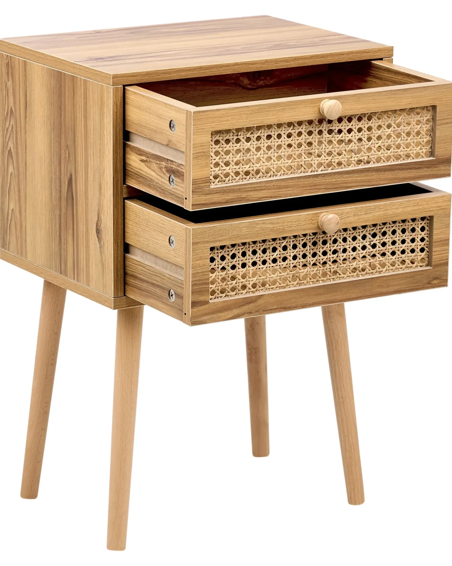 Comodino BUTTE Marrone chiaro