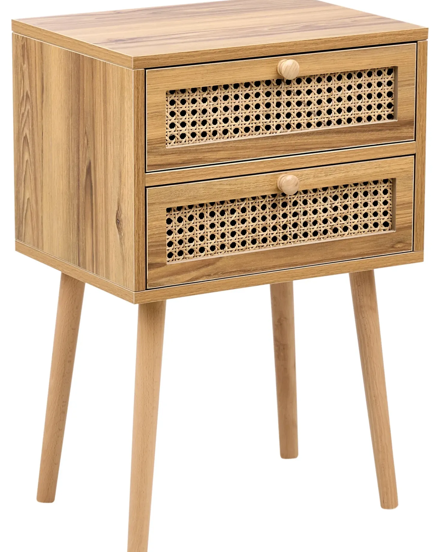 Comodino BUTTE Marrone chiaro