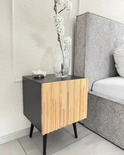 Comodino DALCROSS Marrone/Nero