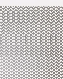 Comodino OSSETT Metallo Bianco