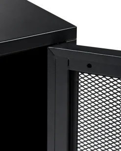 Comodino OSSETT Metallo Nero