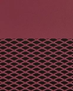 Comodino OSSETT Metallo Rosso scuro