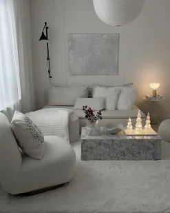 Coperta ABTEH 150 x 200 cm Bianco
