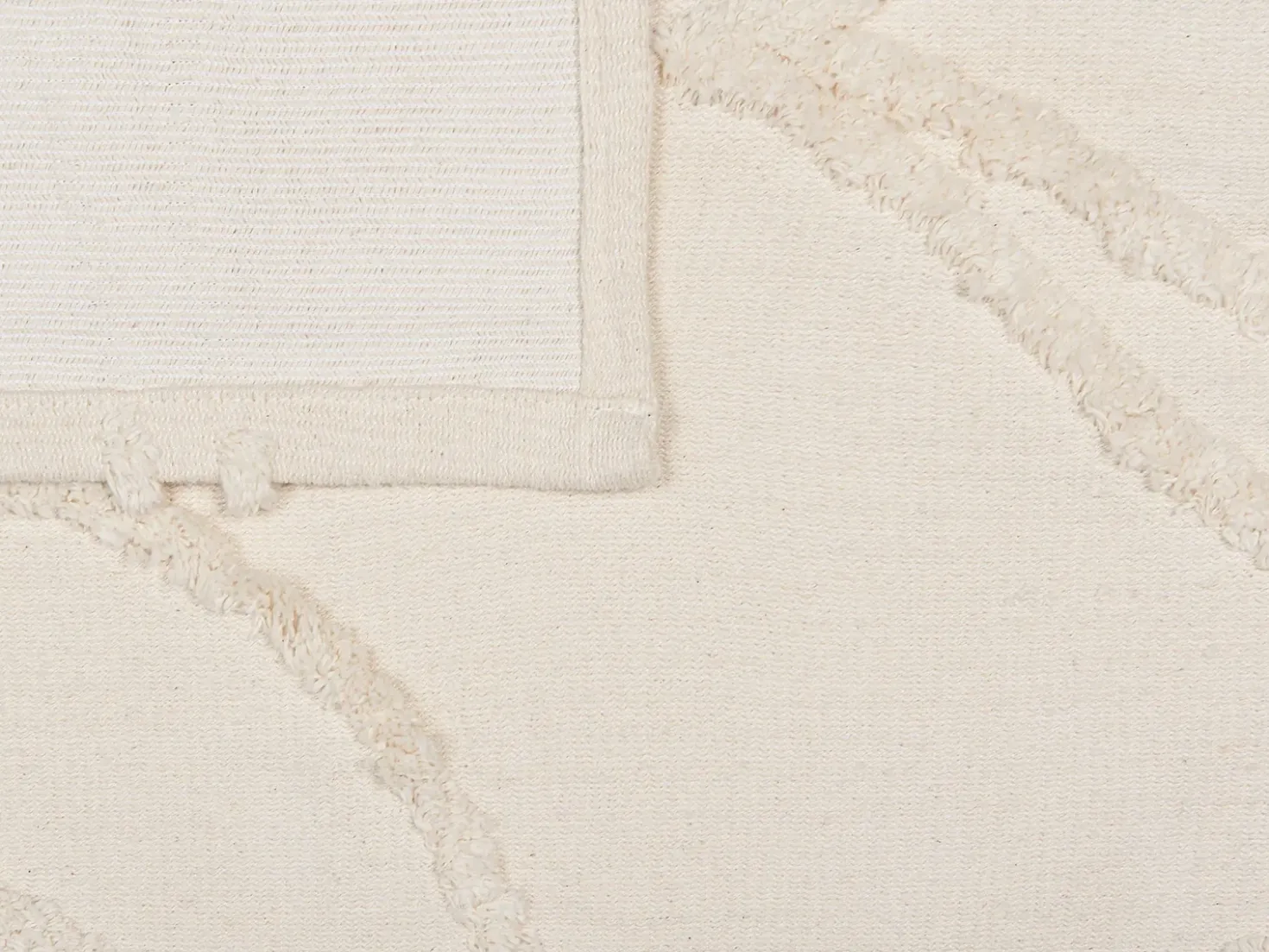 Coperta ACACIA Cotone 130 x 160 cm Beige