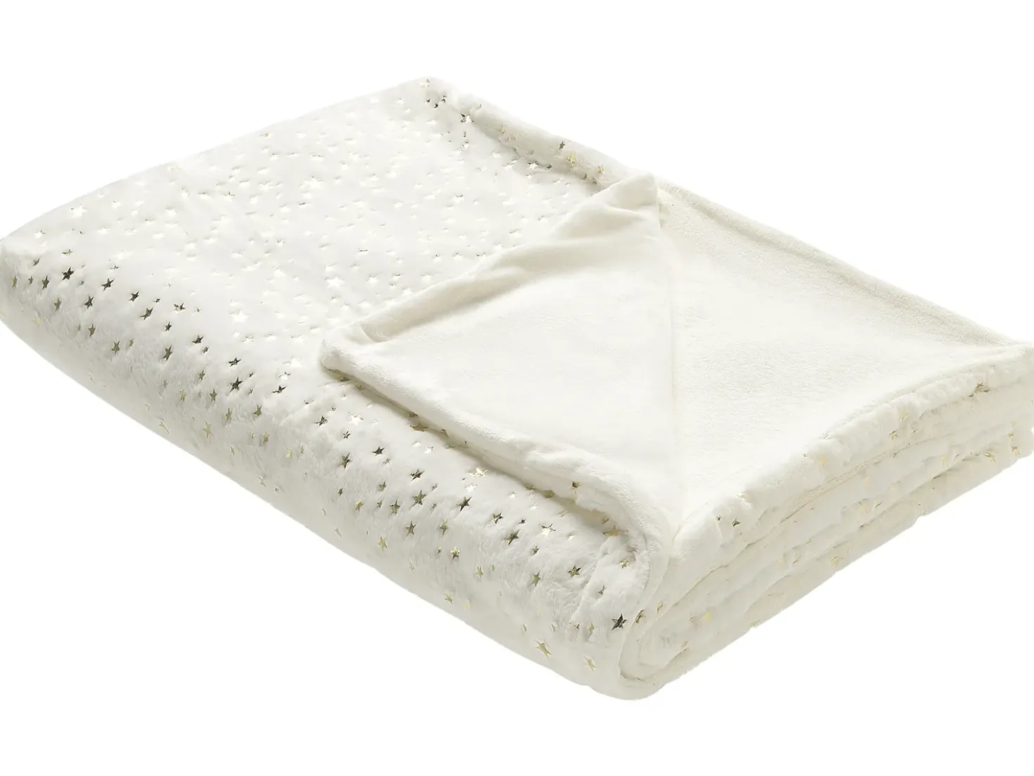 Coperta ALAZEYA 130 x 180 cm Bianco sporco