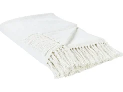 Coperta AMPARA Cotone 220 x 240 cm Bianco sporco