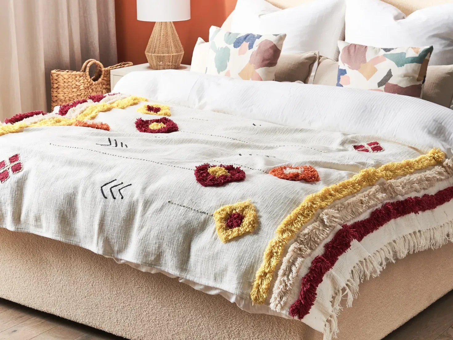 Coperta AMROHA Cotone 130 x 180 cm Multicolore