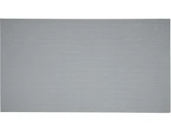 Coperta ANAMUR Cotone 110 x 180 cm Grigio chiaro