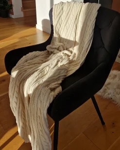 Coperta ANAMUR Cotone 110 x 180 cm Beige